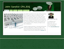 Tablet Screenshot of johnsandler.com